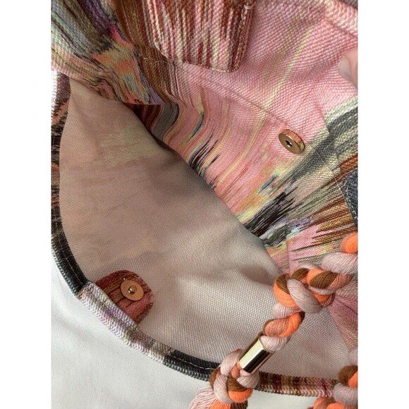 Vince Blue and Pink Tote Bag - Picture 5 of 11